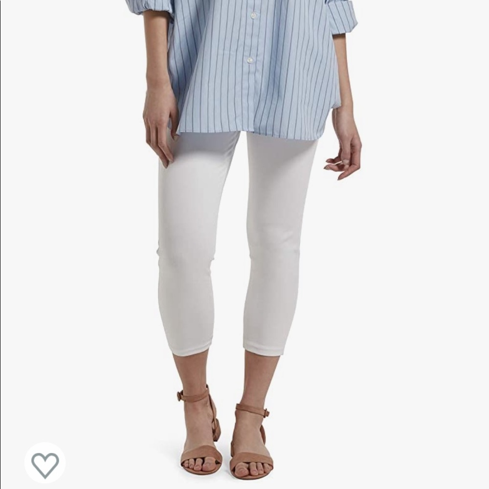 NO NONSENSE pull-on stretch denim capri legging